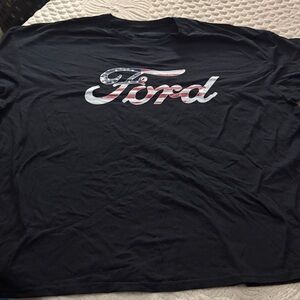 Ford Men's Black Long Sleeve Tee